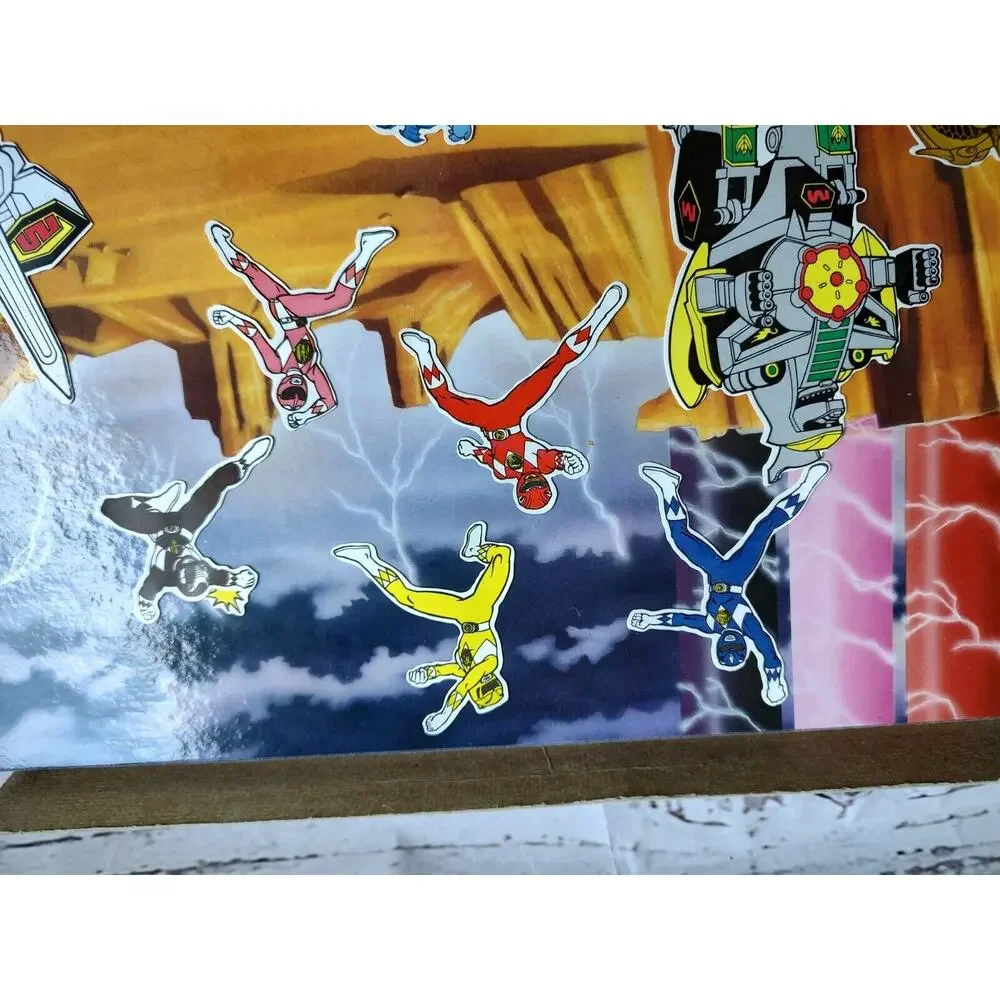 Mighty Morphin Power Rangers Colorforms 1993 Deluxe Play Set - Picture 6 of 9